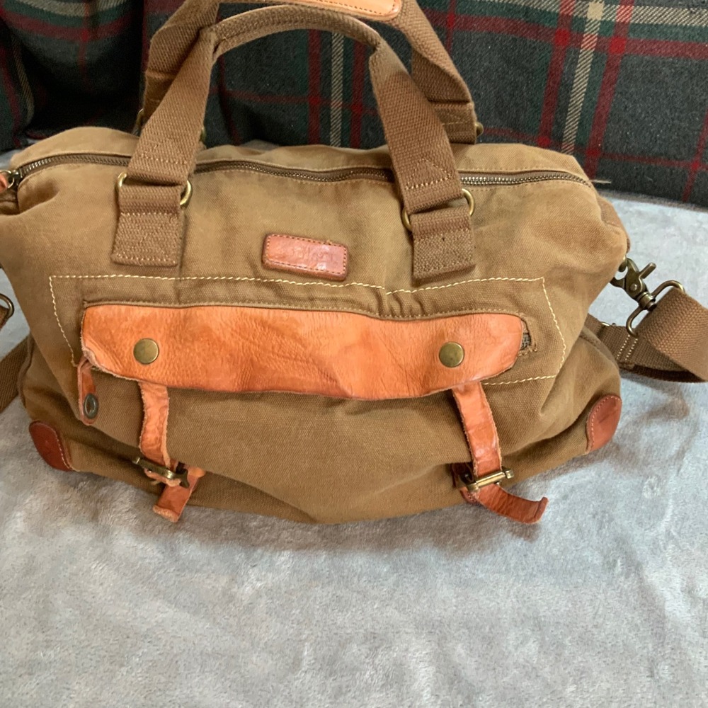 Rare Bed Stu Messenger Bag Canvas/Leather Townsend Shoulder Bag Travel